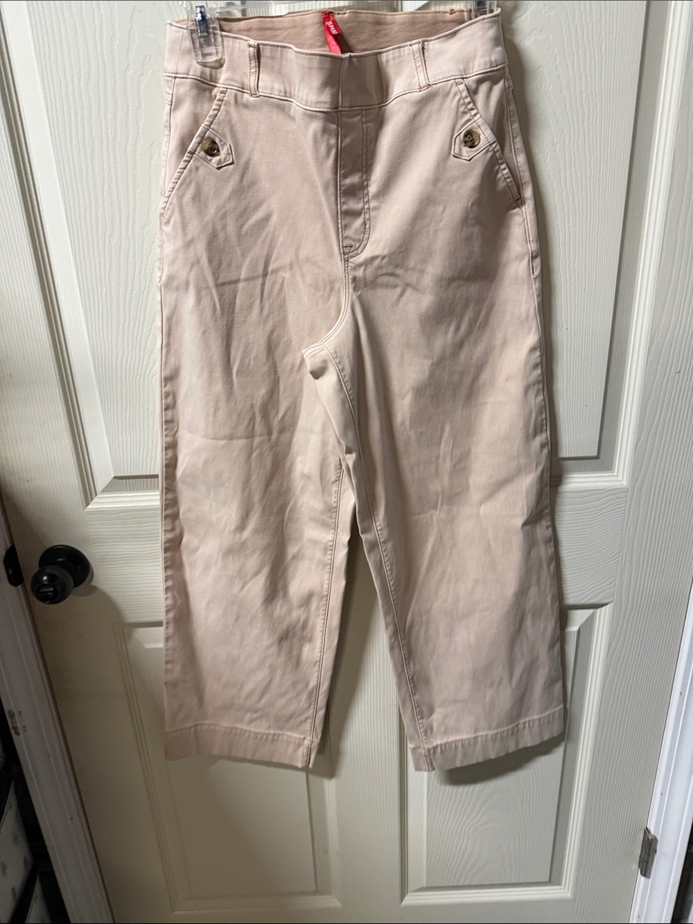 SPANX Blush High-Waist Cropped Pants